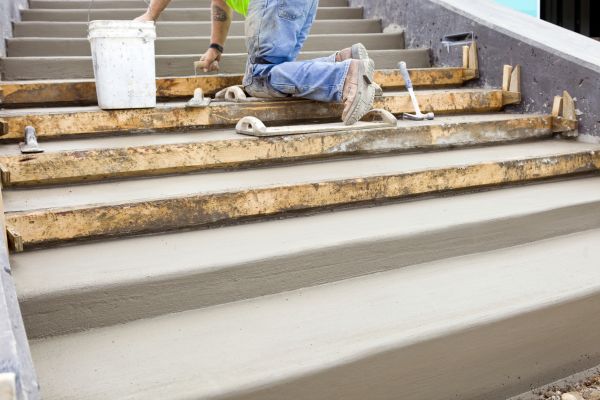 Concrete Steps Pouring in Powell