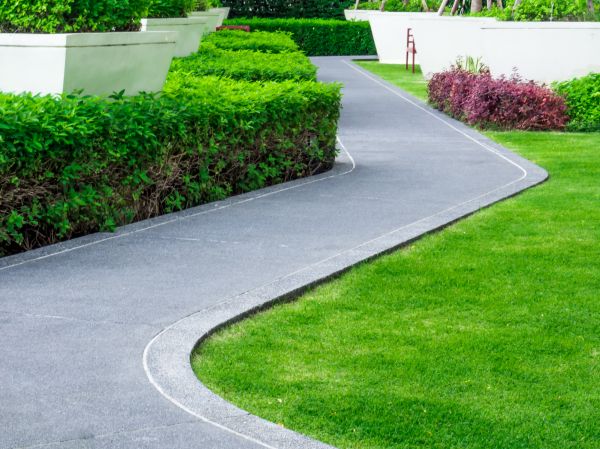 Walkway Curb Installation in Powell