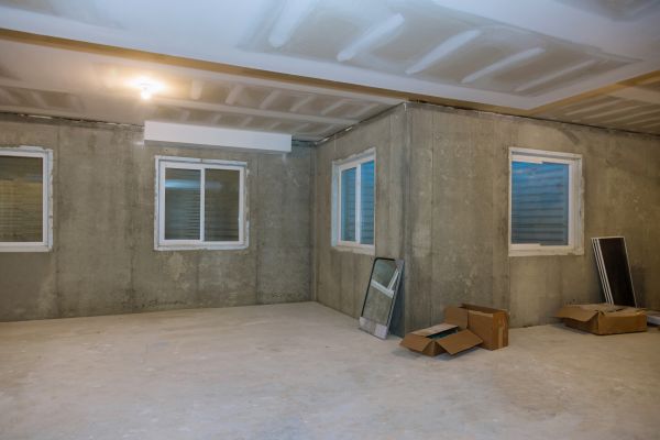 Basement Concrete Installation in Powell