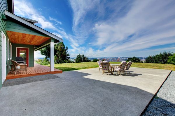 Backyard Concrete Paving in Powell