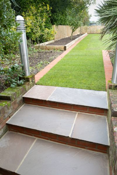 Backyard Steps Installation in Powell