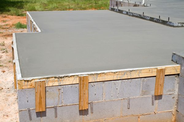 Concrete Slab Installation in Powell