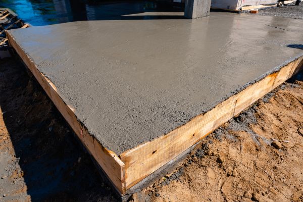 Outdoor Slab Installation in Powell