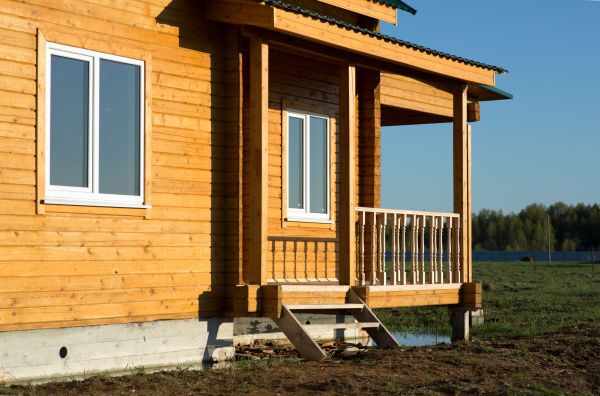 Cabin Footing Construction in Powell