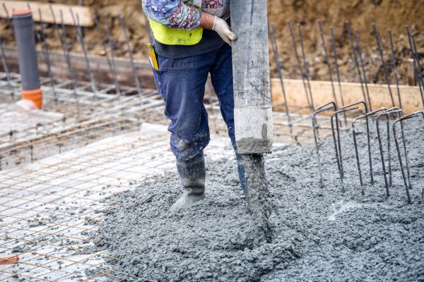 Cabin Foundation Pouring in Powell