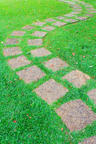 Backyard Pathway Construction in Powell