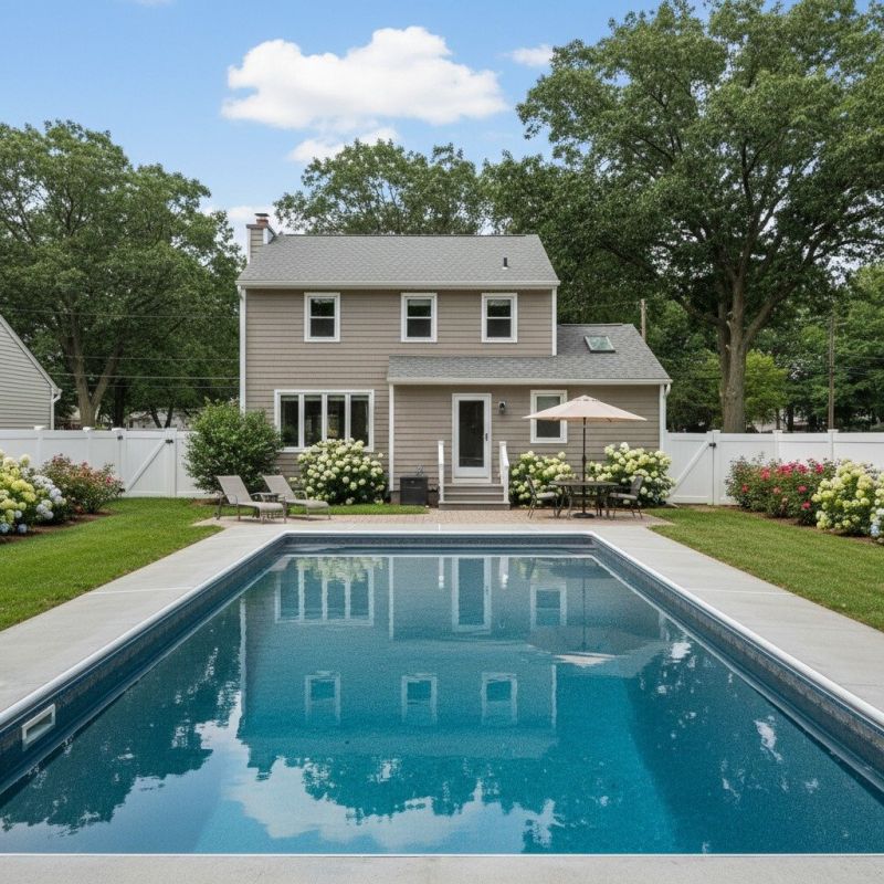 Poolside Concrete Installation